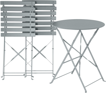 Preview: Creative Living Balkonset Rio Anthrazit Grau